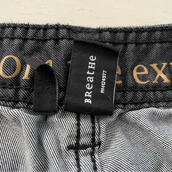 PrAna Mens Pants 36Wx33L Black Pants Stretch Slim Fit Breathe 5 Pocket Logo - Picture 4 of 7